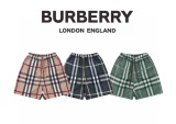 Burberry Classic Checkered Drawstring Shorts Unisex Casual Versatile Shorts