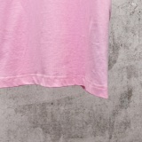 Balenciaga 26SS Fashion 520 Stickers Round Neck T-shirt Unisex Casual Oversize Short Sleeve