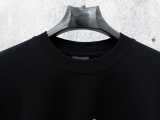 Balenciaga Fashion Crystal Diamond Logo T-shirt Couple Casual Oversize Short Sleeve