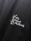 Yves Saint Laurent Fashion Logo Printed T-shirt Couple Casual Versatile Short Sleeve