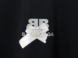 Balenciaga Fashion Aluminum Hot Stamping Logo Printed T-shirt Couple Casual Oversize Short Sleeve
