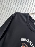 Burberry 26SS Fashion Embroidered Round Neck Short Sleeve Couple's Casual Versatile T-shirt