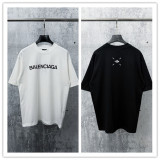 Balenciaga Classic Logo Printed T-shirt Couple Casual Oversize Short Sleeve