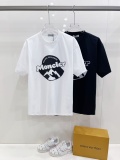 Moncler Classic Logo Printed Round Neck T-shirt Couple Casual Versatile Short Sleeve