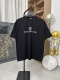 Chanel Classic Sparkling Pink Logo Printed T-shirt Couple Casual Versatile Short Sleeve