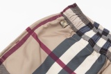 Burberry Classic Checkered Drawstring Shorts Unisex Casual Versatile Shorts