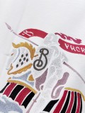 Burberry Fashion War Horse Logo Printed T-shirt Couple Casual Versatile Short Sleeve