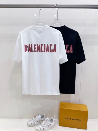 Balenciaga 26SS Classic Logo Printed T-shirt Couple Casual Versatile Short Sleeve
