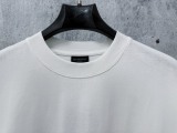 Balenciaga Fashion Crystal Diamond Logo T-shirt Couple Casual Oversize Short Sleeve