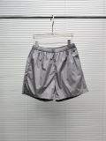 Prada Fashion Triangle Logo Zipper Quick drying Casual Versatile Shorts