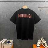 Balenciaga Classic Logo Printed Short Sleeve Unisex Casual Versatile T-shirt