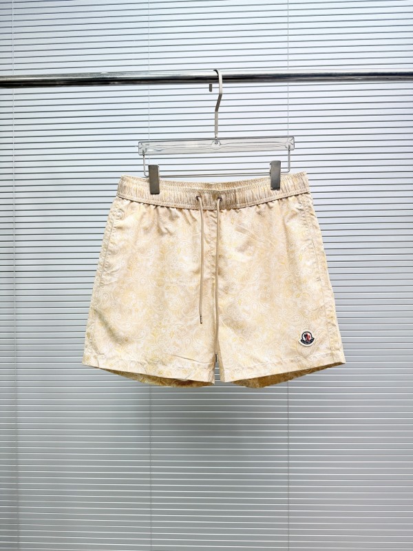Moncler Fashion Full Printed Drawstring Casual Versatile Shorts