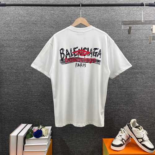 Balenciaga Classic Logo Printed Short Sleeve Unisex Casual Versatile T-shirt
