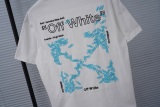 Off White 26SS Fashion Embroidered Arrow Logo Short Sleeve Unisex Casual Versatile T-shirt