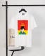 Dior Fashion Book Cover Printed Short Sleeve Unisex Casual Versatile T-shirt
