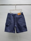 Louis Vuitton 26SS Unisex Fashion Full Logo Casual Denim Shirt Set