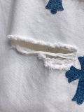 Chrome Hearts 26SS High Street Cross Denim Shorts Unisex Casual Versatile Shorts