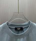 Fendi Classic Logo Printed Short Sleeve Unisex Casual Versatile T-shirt