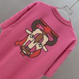 Burberry Fashion Personalized TB Printed Short Sleeve Unisex Casual Versatile T-shirt