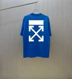 Off White Classic Arrow Logo Printed T-shirt Couple Casual Loose Short Sleeve