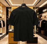 Fendi Fashion Bag Printed T-shirt Couple Casual Loose Short Sleeve