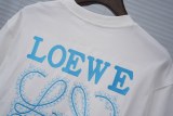 Loewe 26SS Fashion Embroidered Logo Short Sleeve Unisex Casual Versatile T-shirt