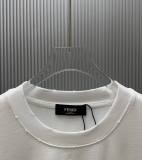 Fendi Classic Logo Printed Short Sleeve Unisex Casual Versatile T-shirt