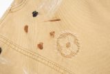Louis Vuitton 2026SS Fashion Embroidered Graffiti Work Shorts Casual Versatile Shorts
