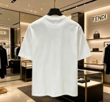 Fendi Fashion Bag Printed T-shirt Couple Casual Loose Short Sleeve