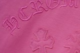 Chrome Hearts 26SS Fashion Embroidered Cross Short Sleeve Unisex Casual Versatile T-shirt