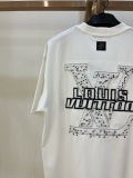 Louis Vuitton 26SS Fashion Embroidered Logo Short Sleeve Unisex Casual Versatile T-shirt