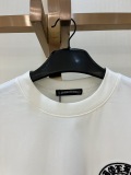 Chrome Hearts Fashion Color Cross Embroidered T-shirt Couple Casual Loose Short Sleeve