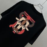 Burberry Fashion Personalized TB Printed Short Sleeve Unisex Casual Versatile T-shirt