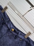 Louis Vuitton 26SS Unisex Fashion Full Logo Casual Denim Shirt Set