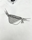 Fendi Fashion Bag Printed T-shirt Couple Casual Loose Short Sleeve