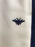 Dior 26SS Fashion Embroidered Logo Splicing Shorts for Men's Casual Drawstring Sports Pants