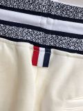 Dior 26SS Fashion Embroidered Logo Splicing Shorts for Men's Casual Drawstring Sports Pants