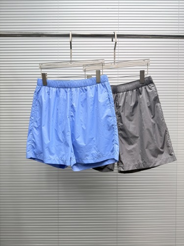 Prada Fashion Triangle Logo Zipper Quick drying Casual Versatile Shorts
