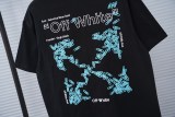 Off White 26SS Fashion Embroidered Arrow Logo Short Sleeve Unisex Casual Versatile T-shirt