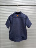 Louis Vuitton 26SS Unisex Fashion Full Logo Casual Denim Shirt Set