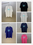 Dior Fashion Logo Printed T-shirt Couple Casual Loose Short Sleeve