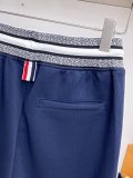 Dior 26SS Fashion Embroidered Logo Splicing Shorts for Men's Casual Drawstring Sports Pants