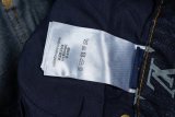 Louis Vuitton Fashion Retro Full Logo Denim Shorts Casual Versatile Shorts