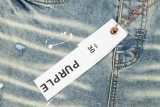 Purple Brand 26SS High Street Ink Patch Washed Jeans