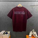 Balenciaga Classic Logo Printed Short Sleeve Unisex Casual Versatile T-shirt