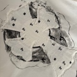 Chrome Hearts Fashion Patch Embroidered Cross T-shirt Unisex Casual Loose Short Sleeve
