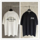 Dior Classic Logo Letter Printed T-shirt Unisex Casual Loose Short Sleeve
