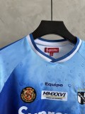 Supreme x FIJI 26SS Fashion Logo Printed Football Shirt Unisex Casual Loose Short Sleeve