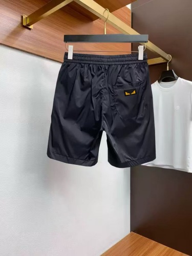 Fendi 26SS Classic Monster FF Shorts Unisex Casual Drawstring Sports Pants