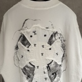 Chrome Hearts Fashion Patch Embroidered Cross T-shirt Unisex Casual Loose Short Sleeve